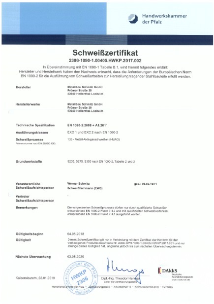 Schweißerzertifikat